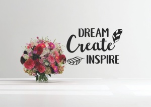 Sticker De Perete Dream Create Inspire - Img 3
