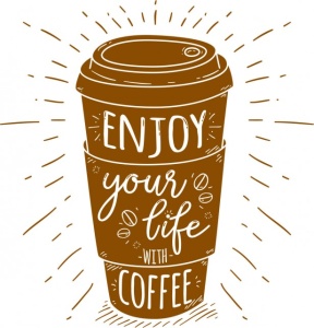 Sticker De Perete Enjoy Your Life With Coffee - Img 4