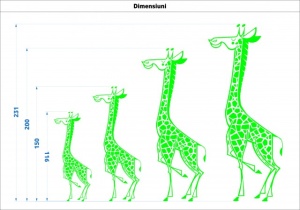 Sticker De Perete Girafa - Img 5