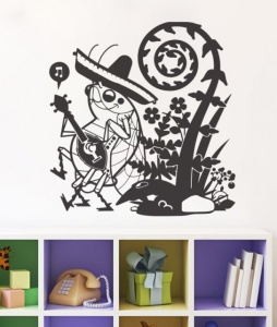 Sticker De Perete Insecta Mariachi