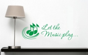 Sticker De Perete Let The Music Play - Img 3