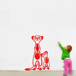 Sticker De Perete Suricate - Img 4