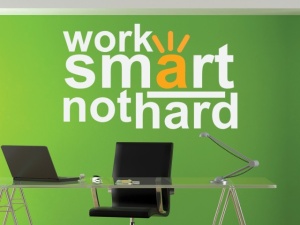 Sticker De Perete Work Smart - Img 4