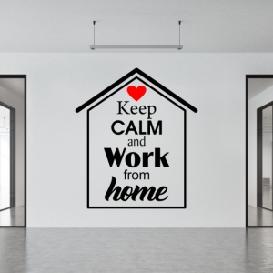 Sticker Keep Calm And Work From Home - Img 3