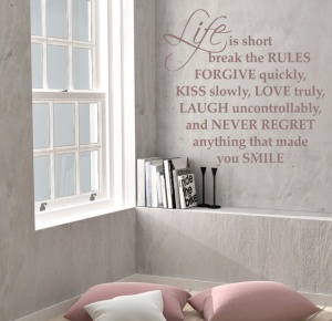 Sticker Life Is Short, Break The Rules - Img 3