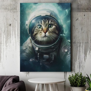 Tablou Animale Fantastice - Astro Cat