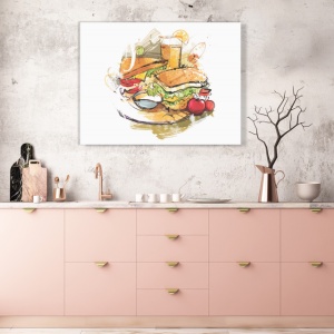 Tablou Bucatarie - Colorful Breakfast