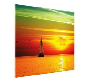 Tablou Canvas - Ambarcatiune cu panze la apus - Img 3