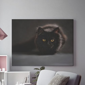 Tablou Canvas Black Cat
