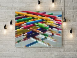 Tablou Canvas Colorful Geometry - Img 3