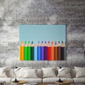 Tablou Canvas Creioane In Linie - Img 4