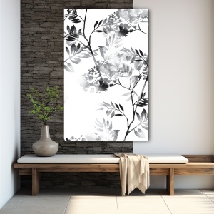 Tablou canvas - Flori pictate stilizate (Floral 140)