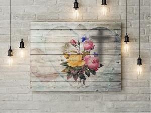 Tablou Canvas Flowers In My Heart - Img 3
