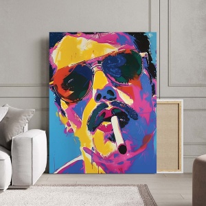Tablou Canvas - Freddie Mercury Urban Art
