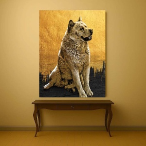 Tablou Canvas - Golden Dog - Img 4