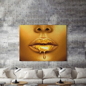 Tablou Canvas Golden Seduction - Img 4