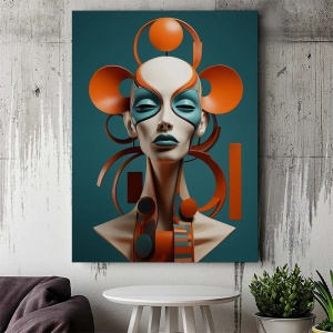 Tablou Canvas Modern Abstract - Android face