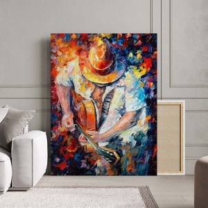 Tablou Canvas Modern Abstract - Guitar serenade