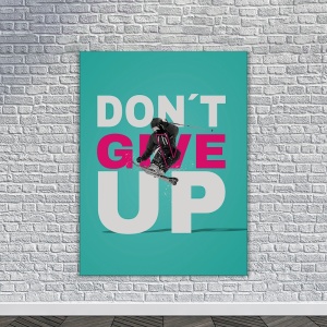 Tablou Canvas Motivational - Don't give up (magazine cover) - Img 2