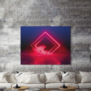 Tablou Canvas Neon Smoke - Img 4