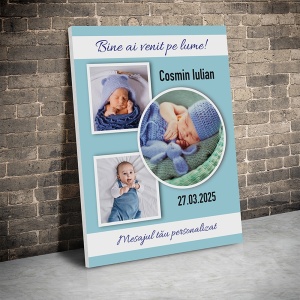 Tablou Canvas Personalizat - Bine ai venit, bebe - Img 7