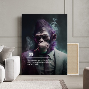 Tablou Canvas Personalizat - Business Animals - Gorilla - Img 2