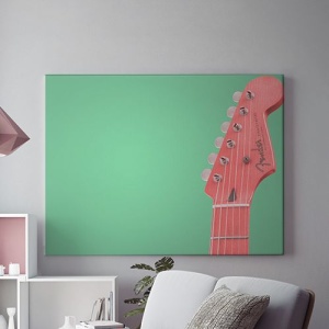Tablou Canvas Riff Rosu