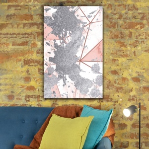Tablou canvas - Silver Splash on Marble (ZAZ 127) - Img 3