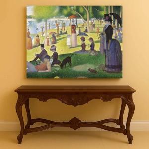 Tablou Canvas "Sunday Afternoon on the Island of Grande Jatte" - Img 4