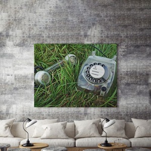 Tablou Canvas Telefon Cu Disc - Img 3