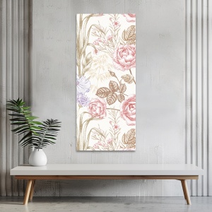 Tablou canvas - Textured Vintage Roses (Floral 111) - Img 3