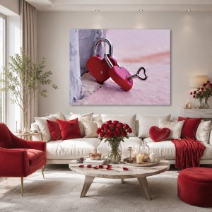 Tablou Canvas The Key To My Heart - Img 1