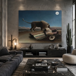 Tablou Canvas "The Sleeping Gypsy" - Visul