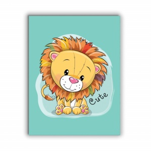 Tablou Copii - Cute Lion - Img 3