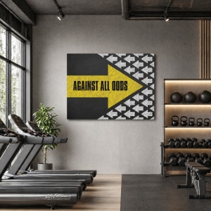 Tablou Motivational - Against All Odds