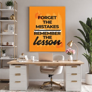 Tablou Motivational - Forget The Mistakes