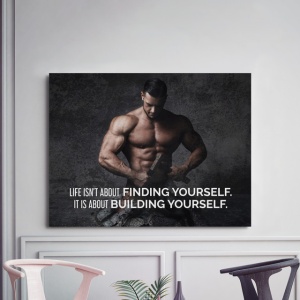 Tablou Motivational - Life Isn't About Finding Yourself - Img 3