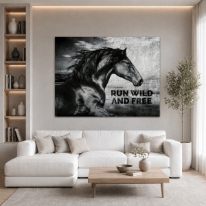 Tablou Motivational - Run Wild And Free