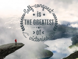 Tablou Motivational - Self Conquest - Img 4
