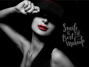Tablou Motivational - Smile Is The Best Make-up - Img 3