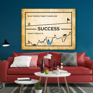 Tablou Motivational - Success - what it really looks like - Img 5