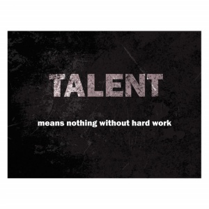 Tablou Motivational - Talent Means Nothing - Img 3