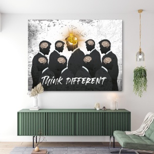 Tablou Motivational - Think different (suits) - Img 3