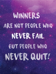 Tablou Motivational - Winners Are People Who Never Quit - Img 3