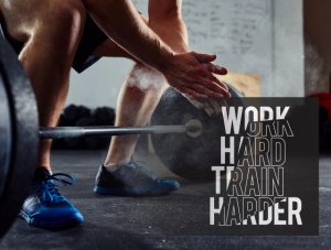 Tablou Motivational - Work Hard, Train Harder - Img 4