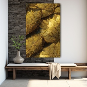 Tablou Vegetatie - Autumn Golden Leaves (038)