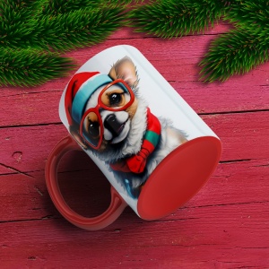 Cana De Craciun - Cute Santa Dog