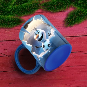 Cana De Craciun - Funny Olaf with Ice
