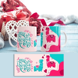 Cana Valentine's Day - Happy Valentine's (Llamas)