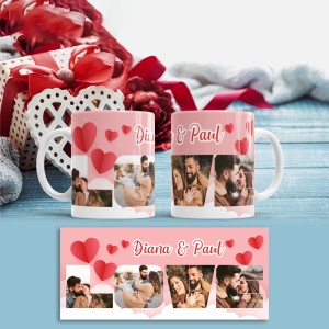 Cana Valentine's Day - Love (colaj 4 poze si nume)